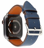Apple midnigh blue / for 38mm and 40mm High quality Leather loop for iWatch 4 40mm 44mm Sports Strap Single Tour band for Apple watch 42mm 38mm Series 1&2&3