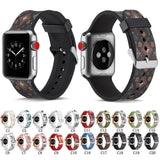 Apple New Brand Silicone Sports Band Boho chic print pattern, Colorful wrist Strap 38 44mm for Apple Watch bands 42mm Bracelet iwatch Series 4 3 2 1 Bohemian watchbands