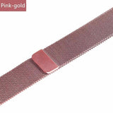 Apple Pink / 38mm / 40mm Apple Watch Series 5 4 3 2 Band, Milanese Loop Sport Strap, Magnetic Stainless Steel Bracelet watchband 38mm, 40mm, 42mm, 44mm