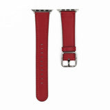 Apple Red / 38mm / 40mm Apple Watch Series 5 4 3 2 Band, Classic Buckle Band for iWatch Calf Leather With Square Buckle Modern Design 38mm, 40mm, 42mm, 44mm