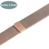 Apple Rose Gold / 38mm / 40mm Apple Watch Series 5 4 3 2 Band, Milanese Loop Sport Strap, Magnetic Stainless Steel Bracelet watchband 38mm, 40mm, 42mm, 44mm