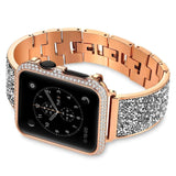 Apple Rose gold / 38mm / 40mm Apple Watch Series 5 4 3 2 Band, Rose gold, Silver or Black Luxury Watchbands Stainless Steel Bracelet Srap 38mm, 40mm, 42mm, 44mm