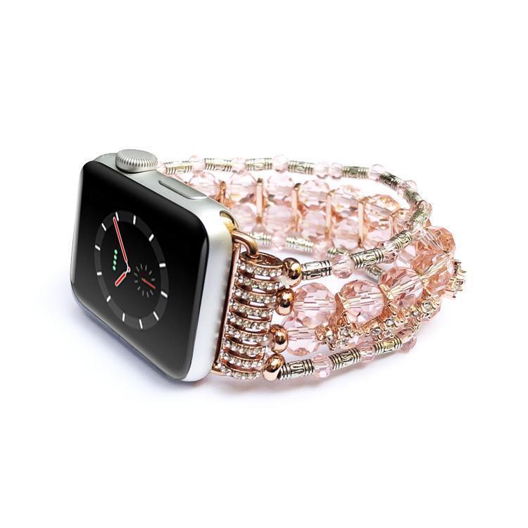 Apple Rose Gold / 38mm/40mm Women's Bling Glitter Diamonds crystal Bracelet for Apple Watch Band Series 1 2 3 4 44mm/ 40mm/ 42mm/ 38mm Wrist Strap Watch Band Belt