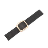 Apple Rose Gold Buckle12 / 44MM Rose gold Modern Buckle Leather Band for Apple Watch 44mm 40mm  42mm 38mm Replacement Wristband for iWatch Series 4 3 2