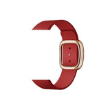 Apple Rose Gold Buckle17 / 44MM Rose gold Modern Buckle Leather Band for Apple Watch 44mm 40mm  42mm 38mm Replacement Wristband for iWatch Series 4 3 2