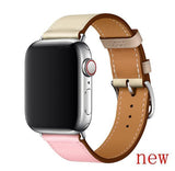 Apple Rose Sakura Craie / for 38mm and 40mm High quality Leather loop for iWatch 4 40mm 44mm Sports Strap Single Tour band for Apple watch 42mm 38mm Series 1&2&3