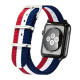 Apple RWB / 44mm Woven Nylon Band Watchband For Apple Watch 3 42mm 38mm fabric-like strap iwatch 3/2/1 wrist band nylon watchband belt