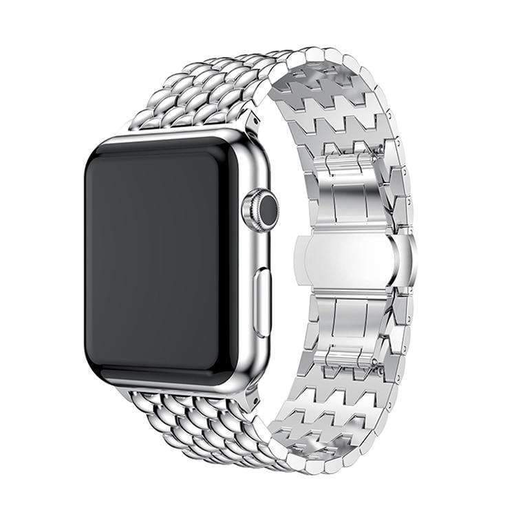 Apple Silver / 38mm / 40mm Apple Watch Series 5 4 3 2 Band, Business Professional Style, Stainless Steel Strap Watch Band 40mm 44mm 38mm 42mm