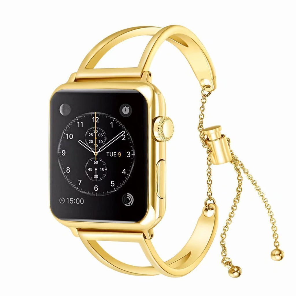 apple watch bands Gold / 38mm / 40mm Apple Watch Series 5 4 3 2 Band, Apple Watch Minimalist Band Cuff, Luxury Bracelet Fits 38mm 40mm 42mm 44mm - US fast shipping