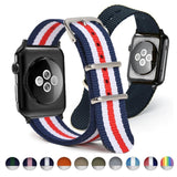 Apple Woven Nylon Band Watchband For Apple Watch 3 42mm 38mm fabric-like strap iwatch 3/2/1 wrist band nylon watchband belt