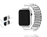Home Apple watch band black / silver stainless steel Magnetic strap,  iwatch magnet loop series 5 4 3 44mm 40mm 42mm 38mm