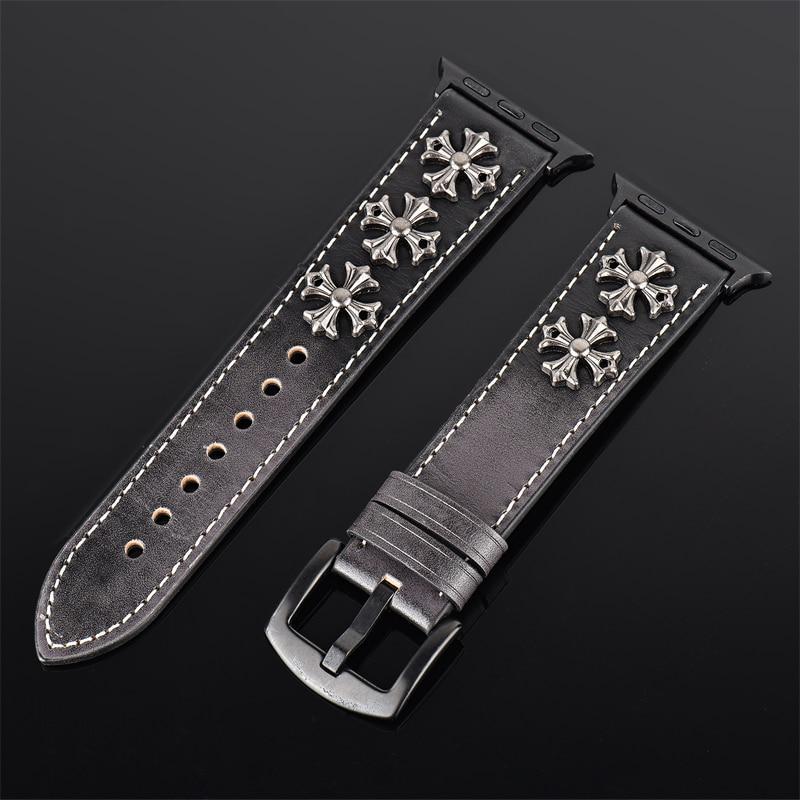 Home Leather strap for Apple watch band 5 4 3 2 1 44mm 40mm iwatch correa 42mm 38mm 3 2 high quality Bracelet for Apple watch Accessories