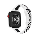 Home white black / 38mm / 40mm Slim strap For Apple Watch 5 band 40mm 44mm iWatch Band 38mm 42mm Breathable sport silicone bracelet Apple watch 5 4 3 2 1 38 40 44