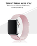 Light Pink Milanese Apple Watch Band