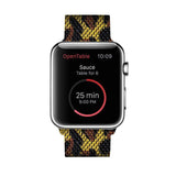 Yellow Leopard Milanese Apple Watch Band