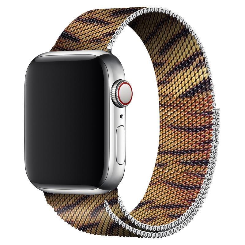Tiger Milanese Apple Watch Band