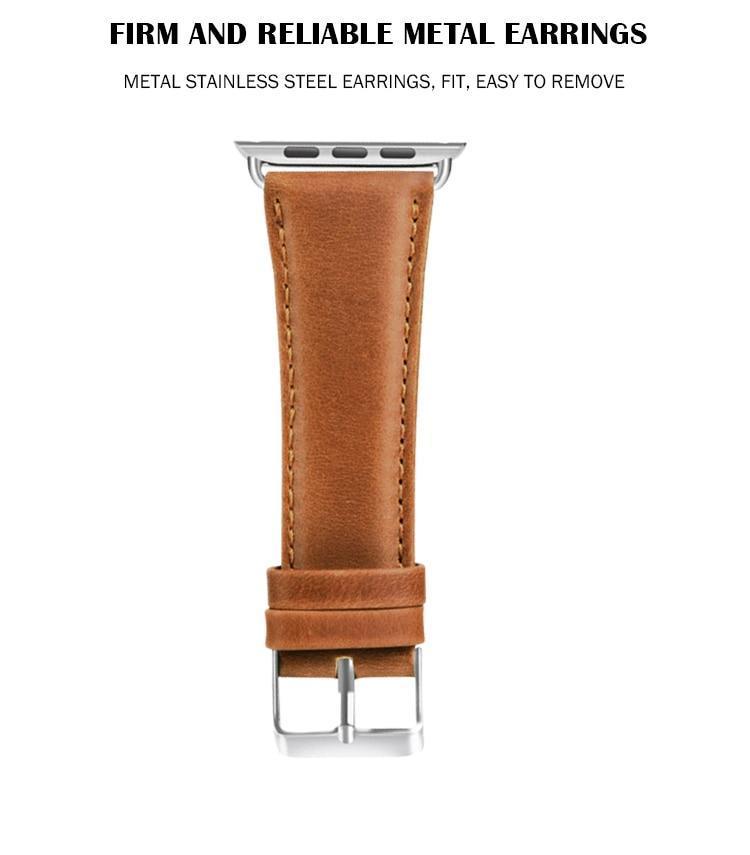 Genuine Leather Band For Apple Watch - 2 Colors
