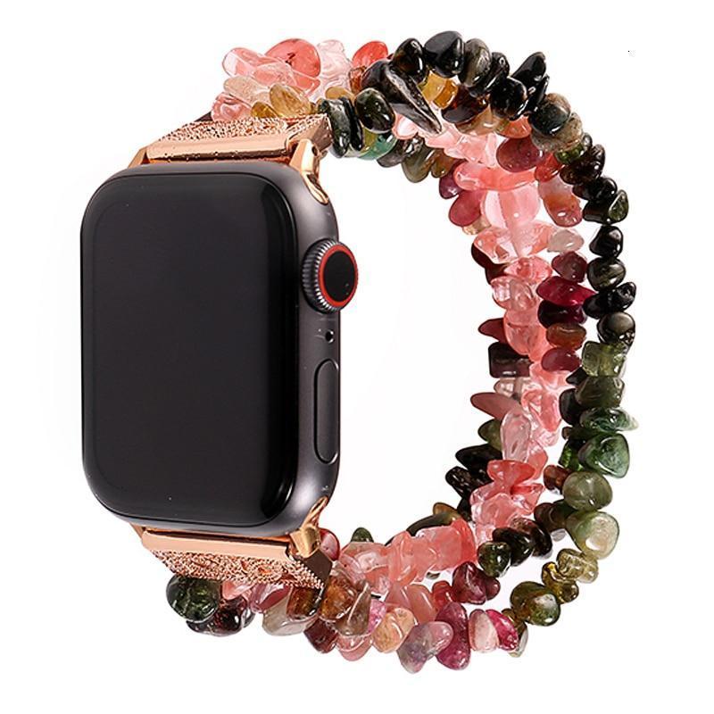 Handmade Natural Stone Strap for Apple Watch - 7 Colors