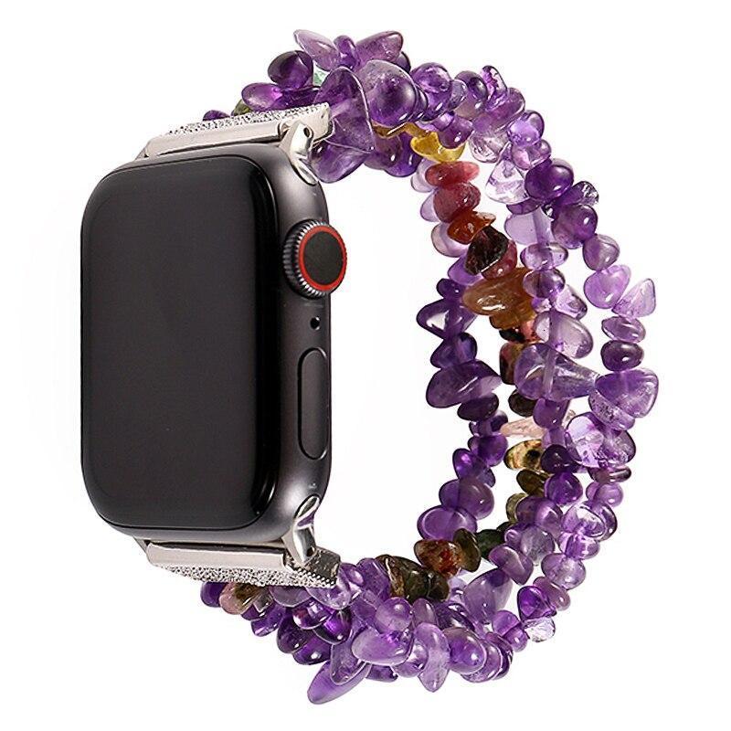 Handmade Natural Stone Strap for Apple Watch - 7 Colors