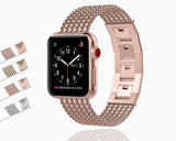 Watchbands Apple Watch Band iWatch Womens Mesh Loop Stainless Steel Replacement Metal Beauty Strap fits Series 5 4 3, 38mm 40mm 42mm 44mm