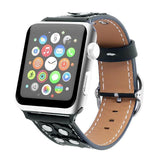 Watchbands black / 38mm/40mm Leather strap For Apple watch band apple watch 4 3 band 42mm/44mm 38mm/40mm correa iwatch band stainless steel belt bracelet