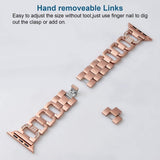 Watchbands D Link Bracelet for Apple watch band strap Apple watch 4 band 44mm 40mm 42mm 38mm Stainless Steel metal strap for iWatch 5 4 3 2 1