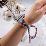 Watchbands Handmade friendship Braided rope strap for Apple watch band 44mm 40mm 42mm 38mm bracelet watchbands fits iwatch series 5 4 3 2