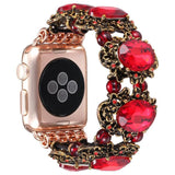 Watchbands Jewelry Strap For Apple Watch 4 band 44mm 40mm iwatch series 3/2/1 42mm/38mm diamond Turquoise Wrist bracelet belt