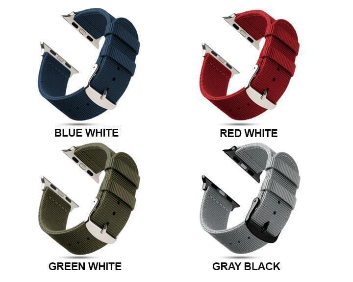 Watchbands Lightweight Breathable waterproof Nylon strap for apple watch 5 band 42mm 38mm for iWatch series 5 4 3 2 1 watchband