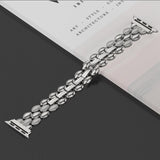Watchbands Luxury Metal Stainless Steel Band for Apple Watch Bands 38mm 42mm 40mm 44mm Fashion Women Men Strap for iwatch series 5/4/3/2/1