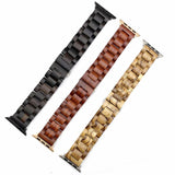 Watchbands Natural Wood Watch Bracelet for Apple Watch Band 38/42mm Luxury Watch Accessories for IWatch Strap Watchband with Adapters