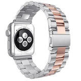 Watchbands Pink / 38mm / 40mm watch band Apple Watch Series 5 4 3 2 Band, Stainless Steel Sports link strap iWatch  38mm, 40mm, 42mm, 44mm - US Fast Shipping
