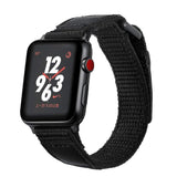 Watches 38mm / 40mm Apple Watch Series 5 4 3 2 Band, Leather Sport Loop Woven Nylon Breathable wrist band belt, 38mm, 40mm, 42mm, 44mm - US Fast Shipping