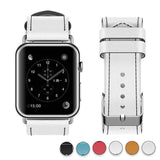 Watches Gray / 38mm/40mm New Fashion Watchband for Apple Watch Band 44mm/ 40mm/ 42mm/ 38mm Watchband Genuine Leather Belt for Iwatch Series 1 2 3 4 Strap Leather