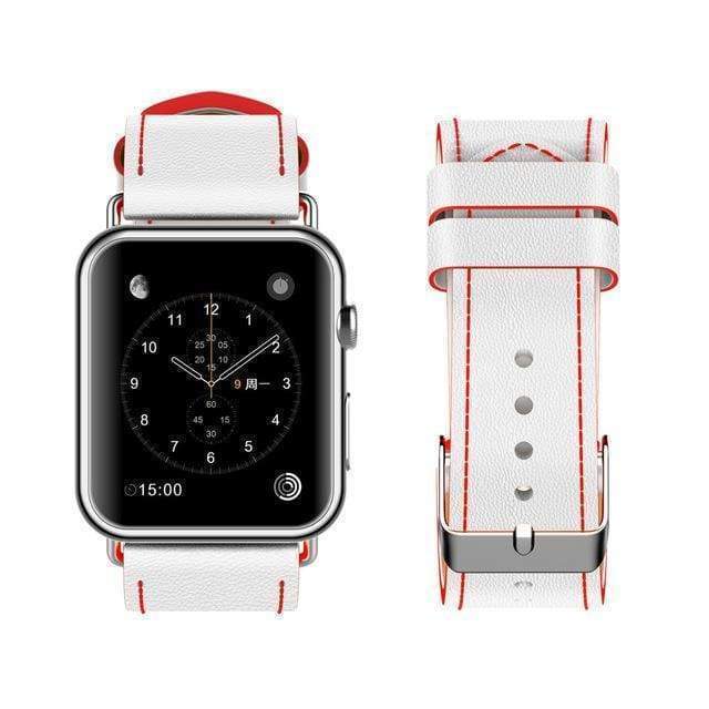 New Fashion Watchband for Apple Watch Band 44mm/ 40mm/ 42mm/ 38mm Watchband Genuine Leather Belt for Iwatch Series 1 2 3 4 Strap Leather - www.Nuroco.com