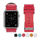 Watches Red / 38mm/40mm New Fashion Watchband for Apple Watch Band 44mm/ 40mm/ 42mm/ 38mm Watchband Genuine Leather Belt for Iwatch Series 1 2 3 4 Strap Leather